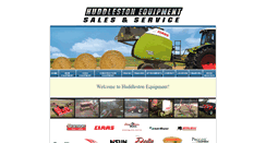 Desktop Screenshot of huddlestonequipment.com